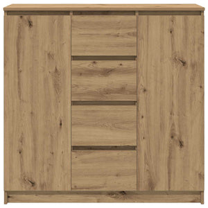 vidaXL Credenza con Cassetti Rovere Artigianale 100,5x35x98,5 cm