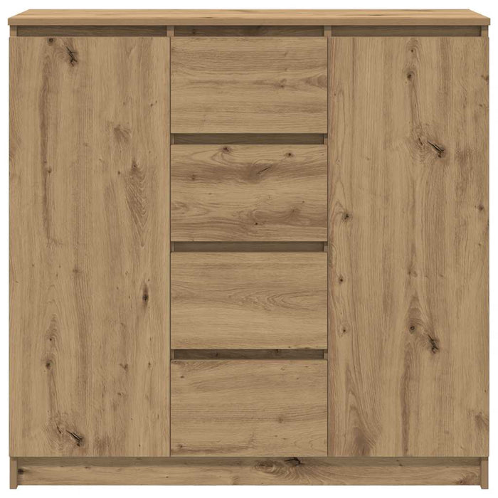 vidaXL Credenza con Cassetti Rovere Artigianale 100,5x35x98,5 cm