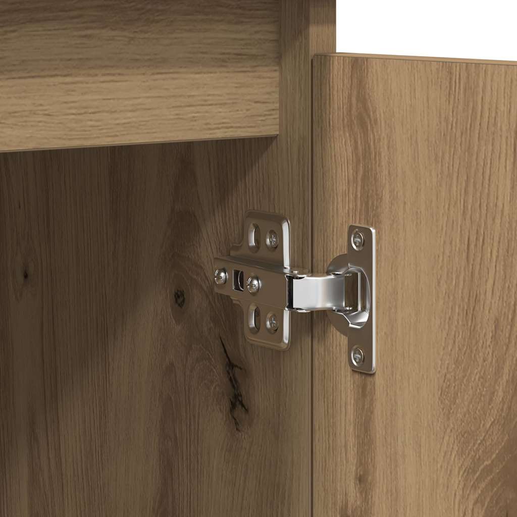 vidaXL Credenza con Cassetti Rovere Artigianale 100,5x35x98,5 cm