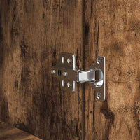 vidaXL Credenza Rovere Fumo 70x35x180 cm in Legno Multistrato