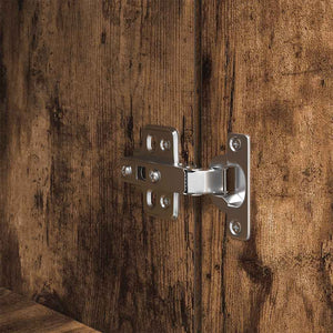 vidaXL Credenza Rovere Fumo 70x35x180 cm in Legno Multistrato