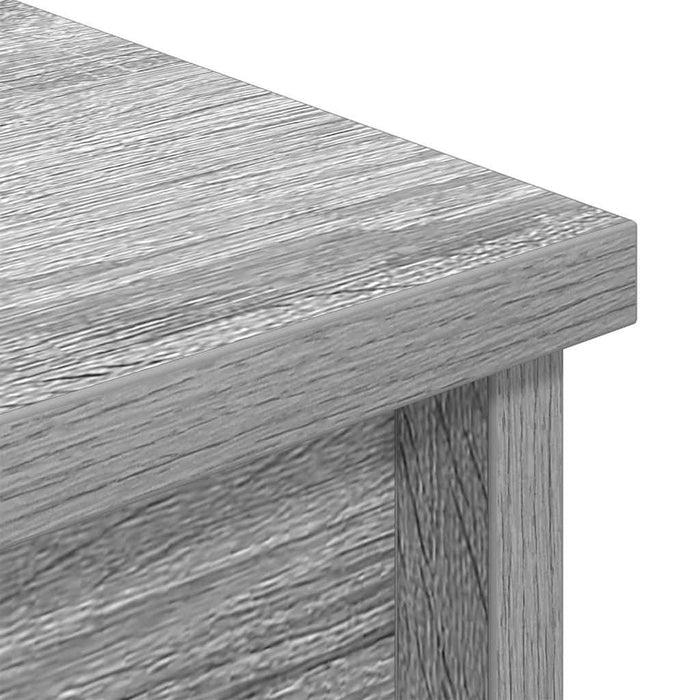 vidaXL Credenza Grigio Sonoma 70x35x180 cm in Legno Multistrato