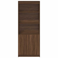 vidaXL Credenza Rovere Marrone 70x35x180 cm in Legno Multistrato