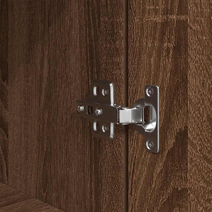 vidaXL Credenza Rovere Marrone 70x35x180 cm in Legno Multistrato