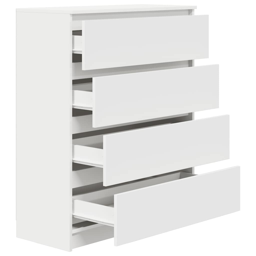 Credenza Bianca 80x35x99 cm in Legno Multistrato 3328480