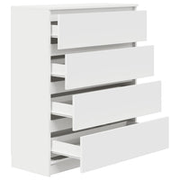 Credenza Bianca 80x35x99 cm in Legno Multistrato 3328480