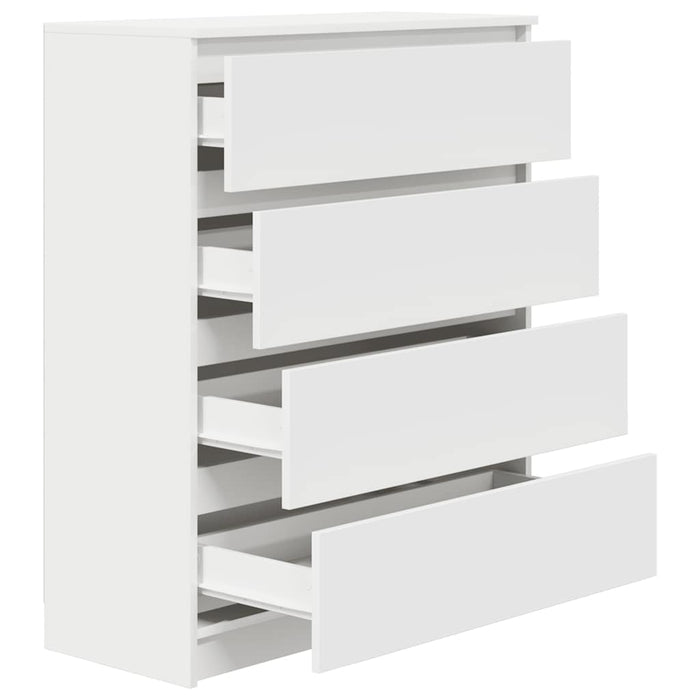 Credenza Bianca 80x35x99 cm in Legno Multistrato 3328480