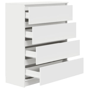 vidaXL Credenza Bianca 80x35x99 cm in Legno Multistrato