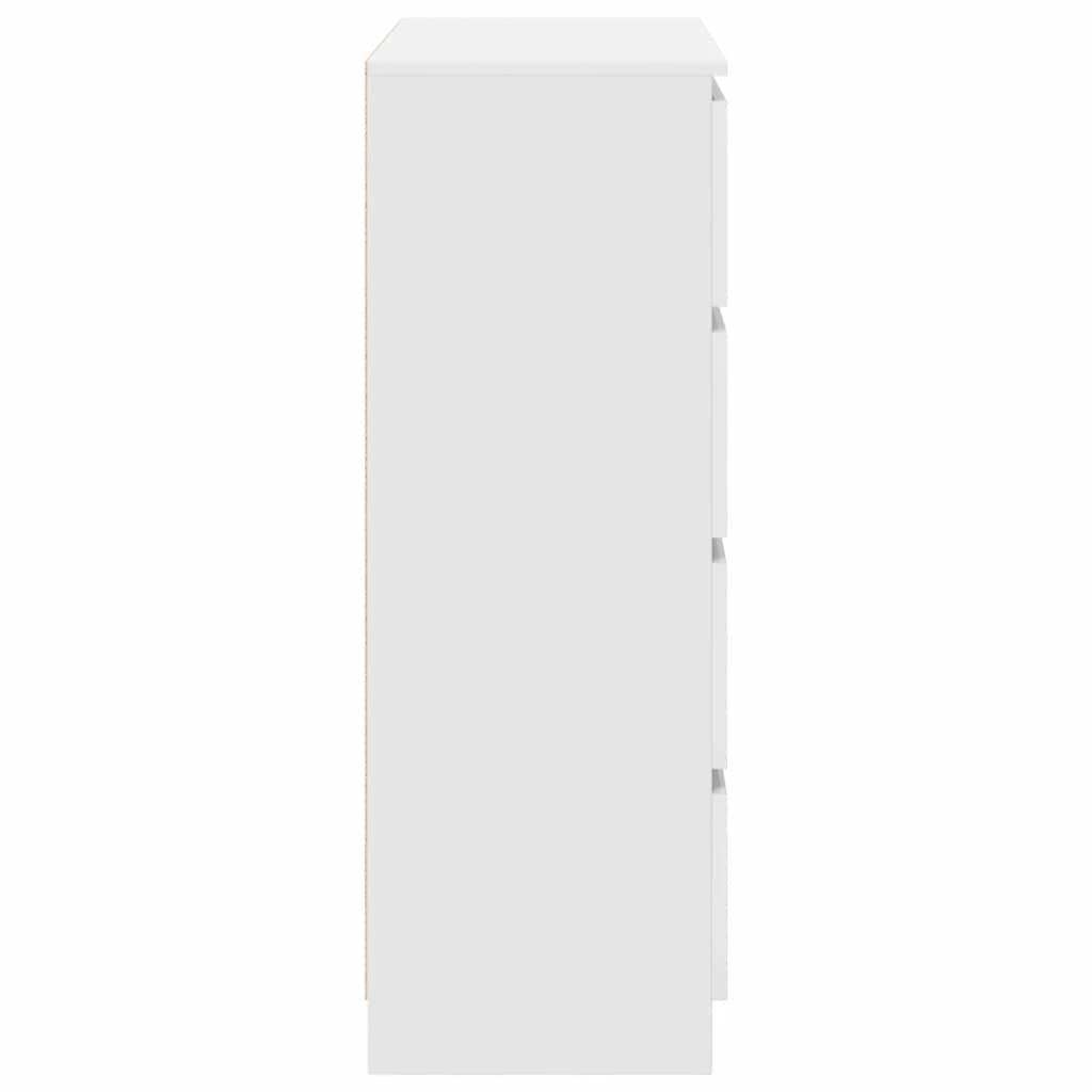 Credenza Bianca 80x35x99 cm in Legno Multistrato 3328480