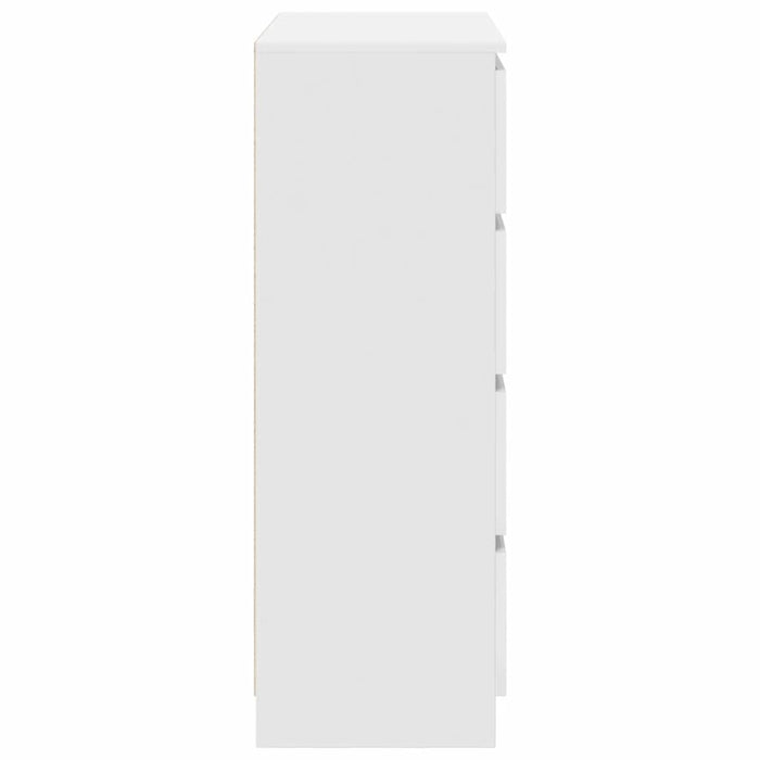 Credenza Bianca 80x35x99 cm in Legno Multistrato 3328480