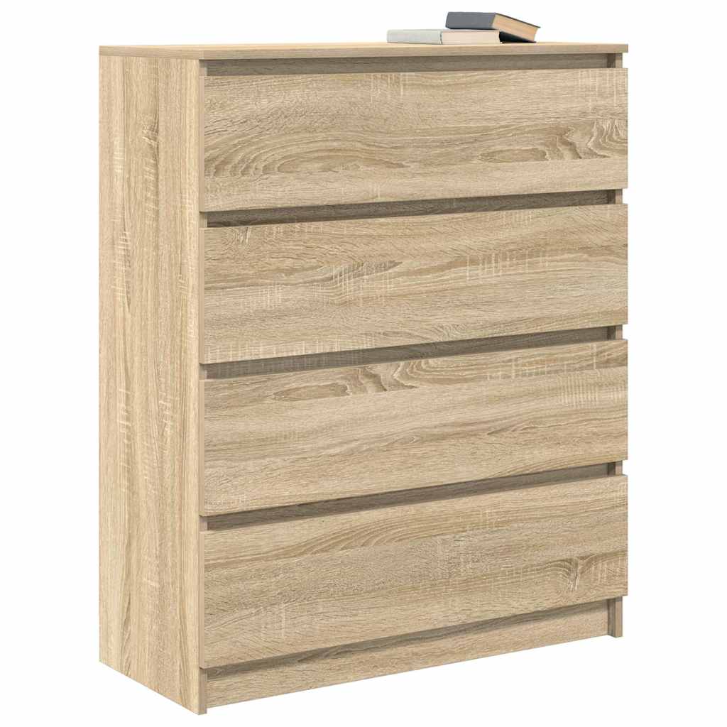 Credenza Rovere Sonoma 80x35x99 cm in Legno Multistrato 3328482