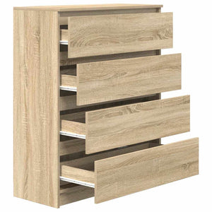 Credenza Rovere Sonoma 80x35x99 cm in Legno Multistrato 3328482