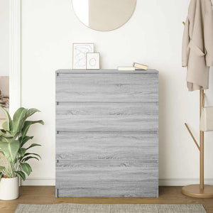 Credenza Grigio Sonoma 80x35x99 cm in Legno Multistrato 3328485