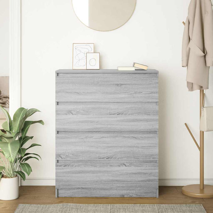 Credenza Grigio Sonoma 80x35x99 cm in Legno Multistrato 3328485