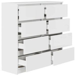 Credenza Bianca 100x35x99 cm in Legno Multistrato 3328489