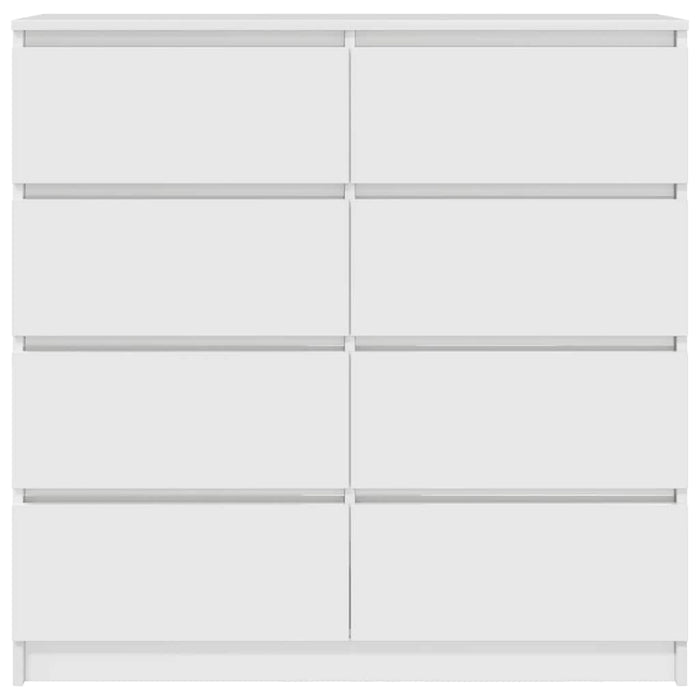 Credenza Bianca 100x35x99 cm in Legno Multistrato 3328489