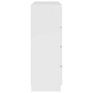 Credenza Bianca 100x35x99 cm in Legno Multistrato 3328489