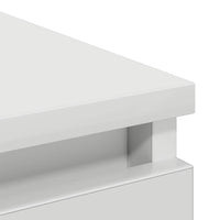 vidaXL Credenza Bianca 100x35x99 cm in Legno Multistrato