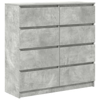 Credenza Grigio Cemento 100x35x99 cm in Legno Multistrato 3328492