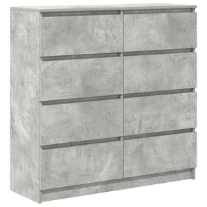 Credenza Grigio Cemento 100x35x99 cm in Legno Multistrato 3328492