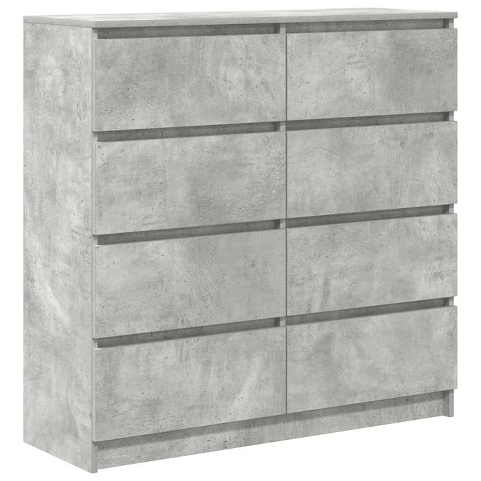 Credenza Grigio Cemento 100x35x99 cm in Legno Multistrato 3328492