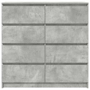 Credenza Grigio Cemento 100x35x99 cm in Legno Multistrato 3328492