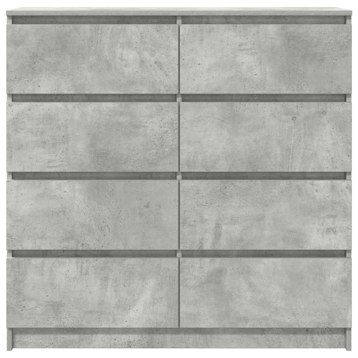 Credenza Grigio Cemento 100x35x99 cm in Legno Multistrato 3328492