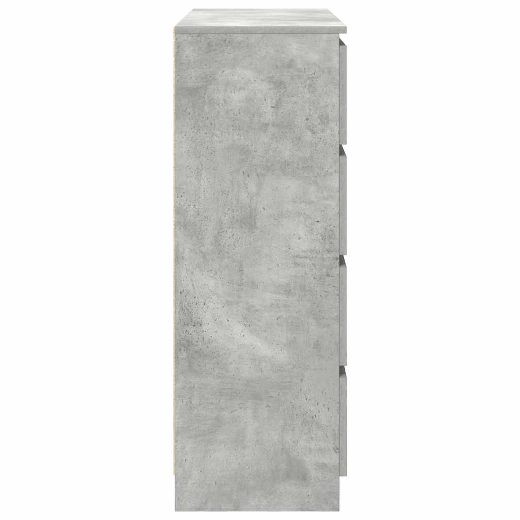 Credenza Grigio Cemento 100x35x99 cm in Legno Multistrato 3328492