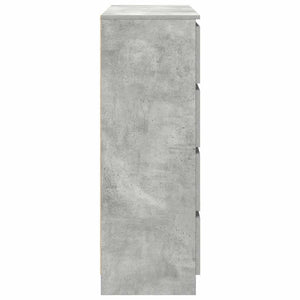 Credenza Grigio Cemento 100x35x99 cm in Legno Multistrato 3328492