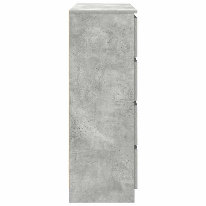 Credenza Grigio Cemento 100x35x99 cm in Legno Multistrato 3328492