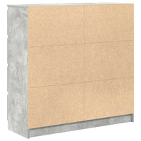 Credenza Grigio Cemento 100x35x99 cm in Legno Multistrato 3328492