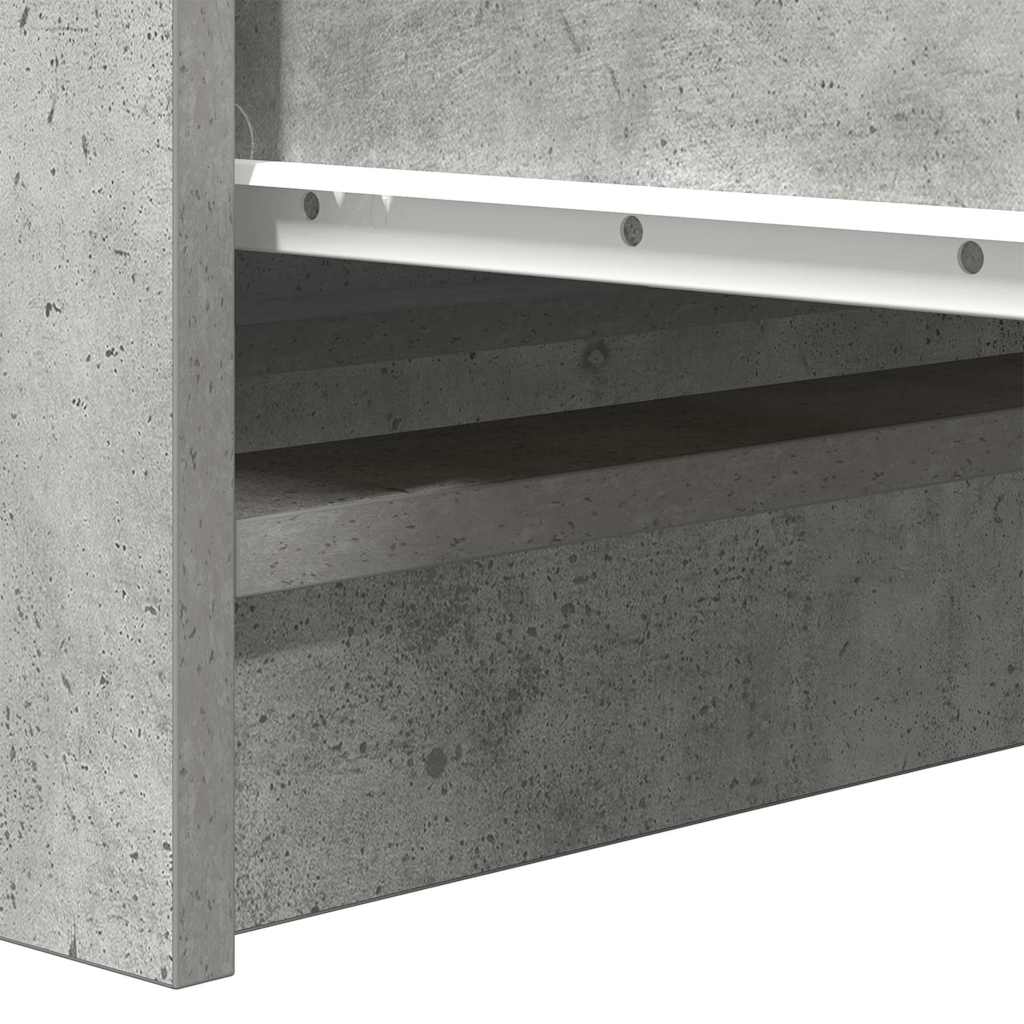 Credenza Grigio Cemento 100x35x99 cm in Legno Multistrato 3328492