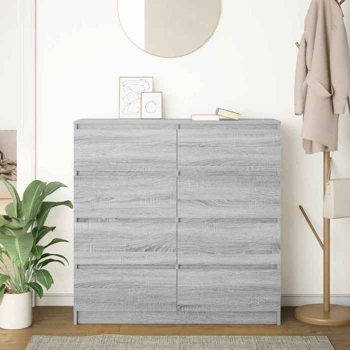 Credenza Grigio Sonoma 100x35x99 cm in Legno Multistrato 3328494