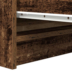 vidaXL Credenza Legno Antico 100x35x99 cm in Legno Multistrato