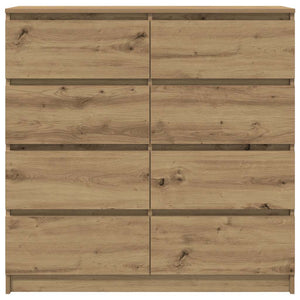 Credenza-Buffet-Armadio da cucina Rovere Artigianale 100x35x99 cm in Legno Multistrato