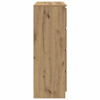 Credenza-Buffet-Armadio da cucina Rovere Artigianale 100x35x99 cm in Legno Multistrato