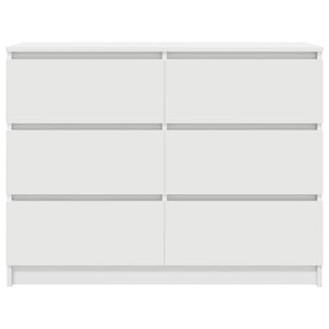 Credenza Bianca 100x35x76 cm in Legno Multistrato 3328498