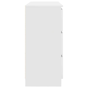 Credenza Bianca 100x35x76 cm in Legno Multistrato 3328498