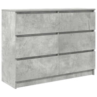 Credenza Grigio Cemento 100x35x76 cm in Legno Multistrato 3328501
