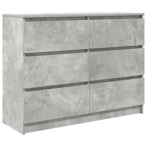 Credenza Grigio Cemento 100x35x76 cm in Legno Multistrato 3328501