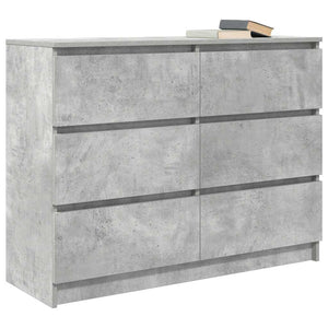 Credenza Grigio Cemento 100x35x76 cm in Legno Multistrato 3328501