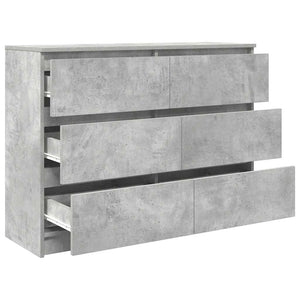 Credenza Grigio Cemento 100x35x76 cm in Legno Multistrato 3328501