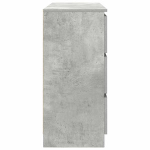 Credenza Grigio Cemento 100x35x76 cm in Legno Multistrato 3328501