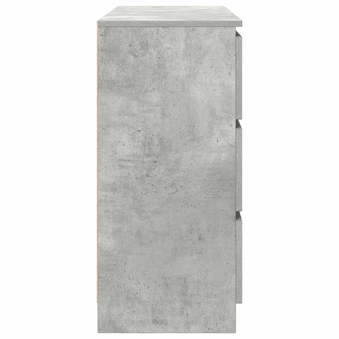 Credenza Grigio Cemento 100x35x76 cm in Legno Multistrato 3328501