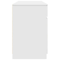 Scrivania  Bianca 140x49x76 cm in Legno Ingegnerizzato 3328507