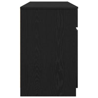 Scrivania  Nero Rovere 140x49x76 cm Legno ingegnerizzato 3328508