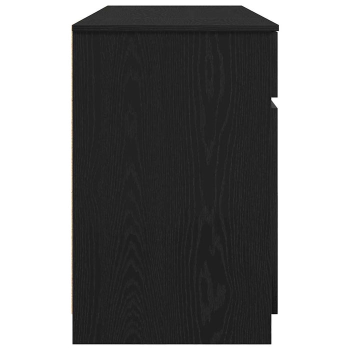 Scrivania  Nero Rovere 140x49x76 cm Legno ingegnerizzato 3328508