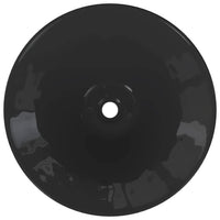 Lavandini 2 pz Nero Lucido Ø42x14 cm in Ceramica 42000314