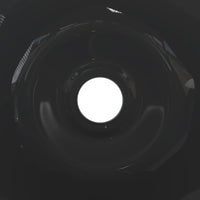 vidaXL Lavandini 2 pz Nero Lucido Ø42x14 cm in Ceramica