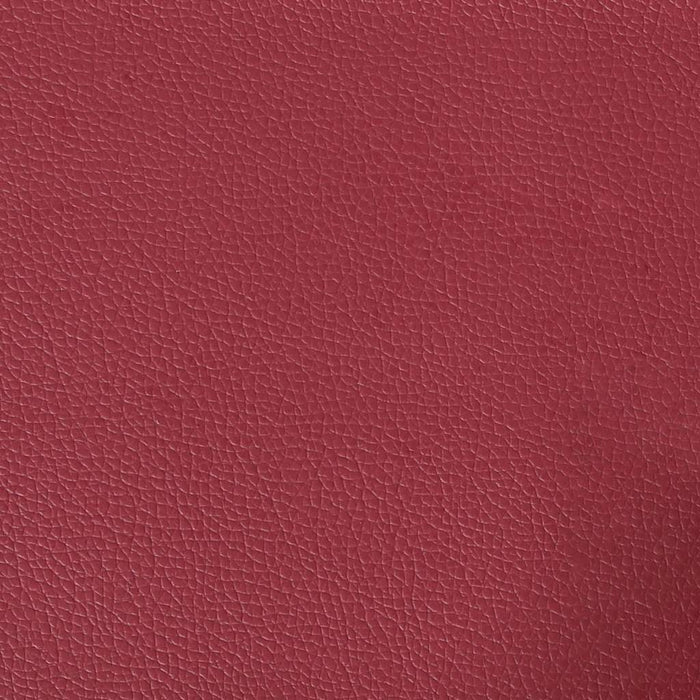 vidaXL Divano 2 Posti con Chaise a L Rosso Vino 125 cm in Similpelle